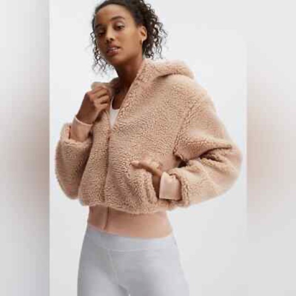 Fabletics Blush Teddy Jacket